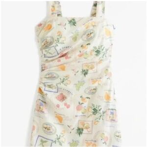 Abercrombie Linen Fruit Mini Dress